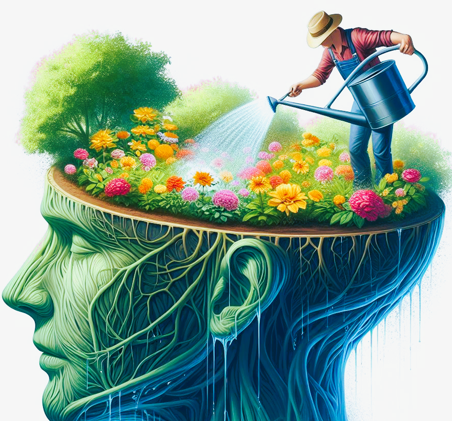 arroser les pensées positives
